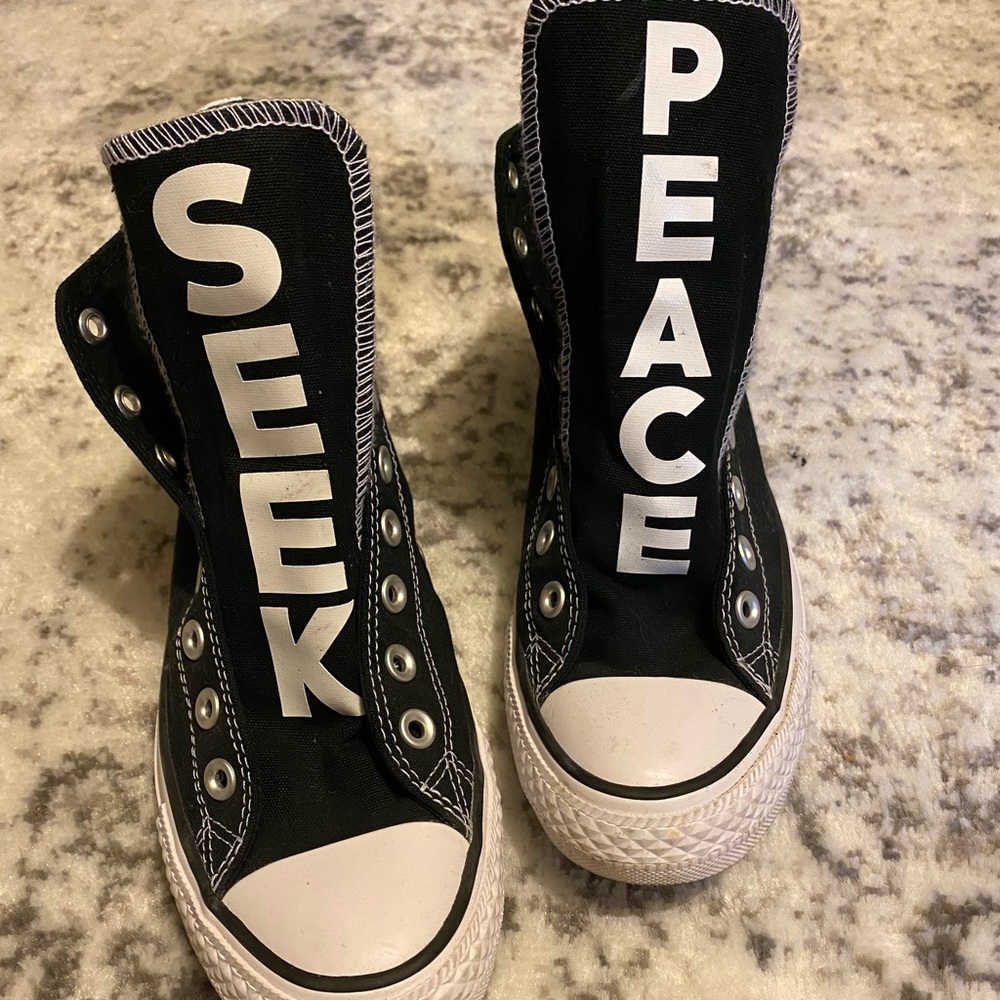 Limited Edition ‘Seek Peace’ Chuck Taylor’s